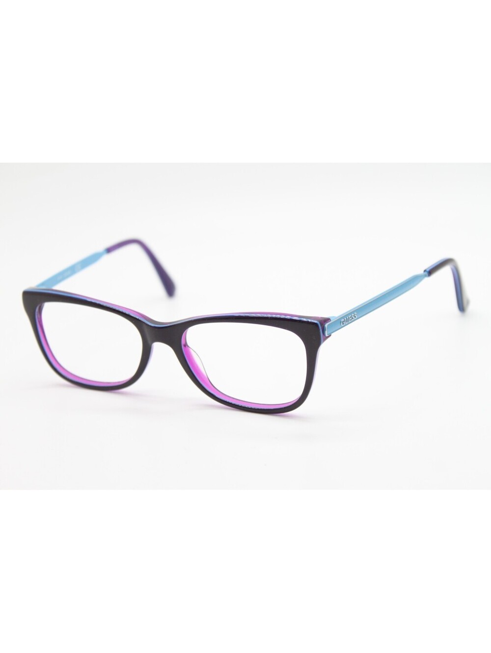 GUESS GU2487 081 BLACK PURPLE BLUE AUTHENTIC EYEGLASSES 51-16